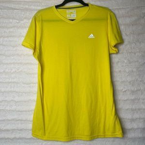 ✨ Adidas Ultimate Tee XL bright yellow EUC